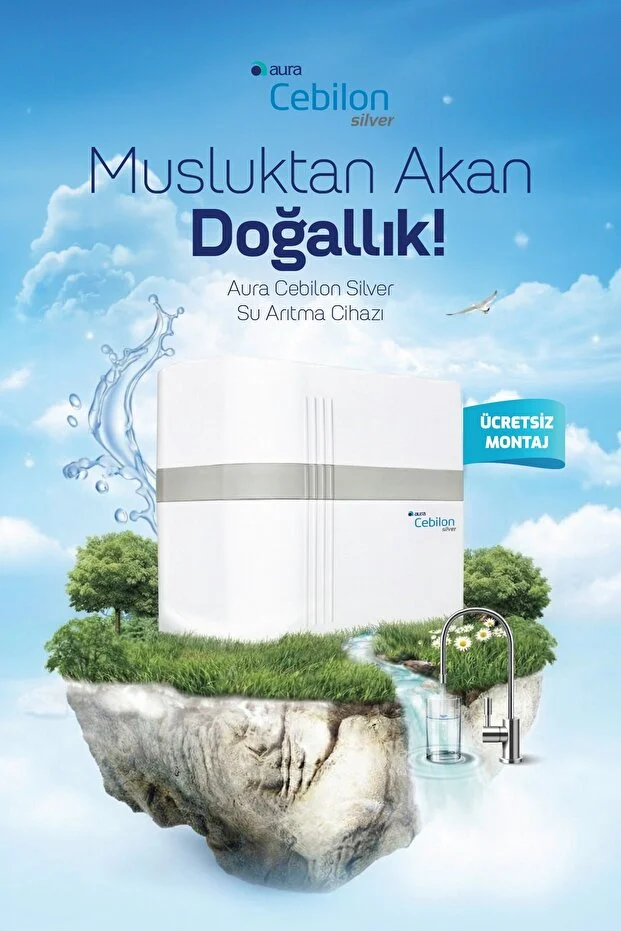 Aura Cebilon Silver Pompasız Su Arıtma Cihazı